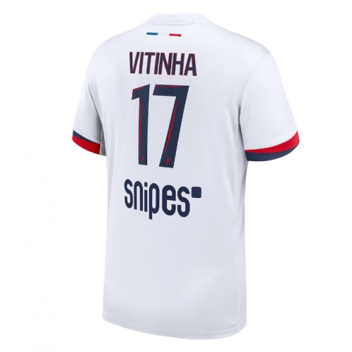 Billige Fotballdrakt Paris Saint-Germain Vitinha #17 Replika Bortedrakt 2025-26 Kortermet Billige Fotballdrakt Paris Saint-Germain Vitinha #17 Replika Bortedrakt 2025-26 Kortermet